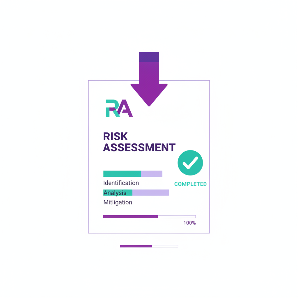 Professional method statement PDF document generated by RiskGen with company branding